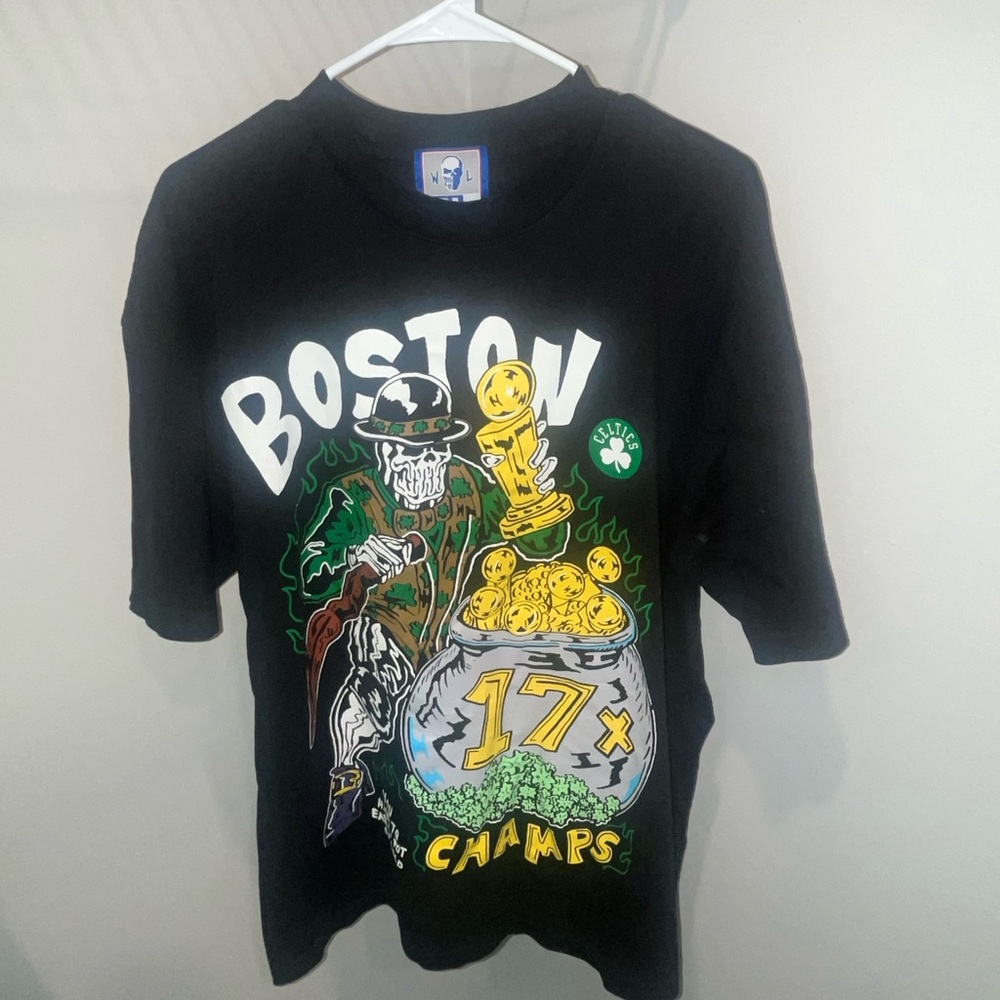 NBA Warren Lotas 17x Boston Celtics Championship Tee